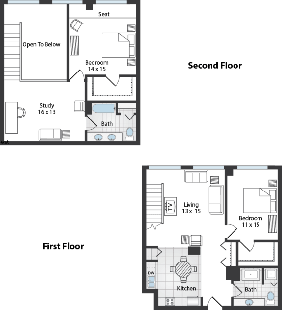 1, 2 , 3 Bedroom Apartments LeClaire Apartments in Moline IL